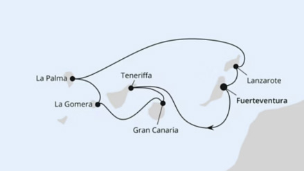 Kanaren mit La Gomera ab Fuerteventura