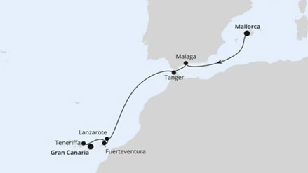 Spanische Atlantikküste & Kanaren ab Mallorca