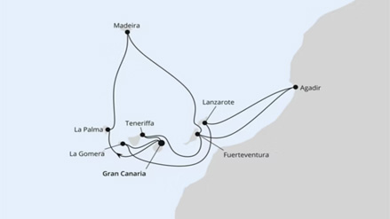 Große Kanaren-Reise mit Madeira & Marokko
