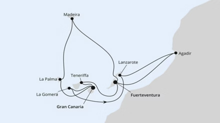 Kanaren, Madeira & Marokko