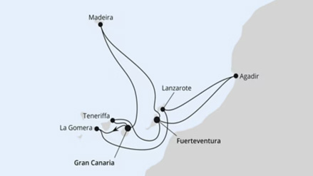Kanaren, Madeira & Marokko