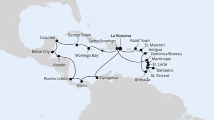 Karibikrundreise mit Mittelamerika und Mexiko