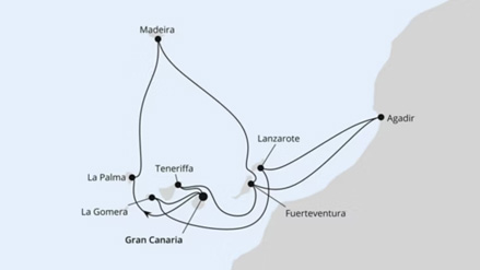Große Kanaren-Reise mit Madeira & Marokko