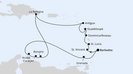 Karibische Inseln ab Barbados