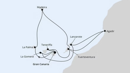 Große Kanaren-Reise mit Madeira & Marokko