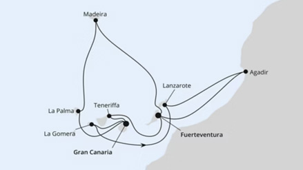 Kanaren, Madeira & Marokko