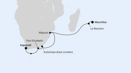 Südafrika mit La Reunion & Mauritius 2