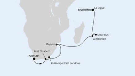 Südafrika, Mauritius & Seychellen