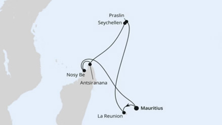 Mauritius, Seychellen & Madagaskar 1