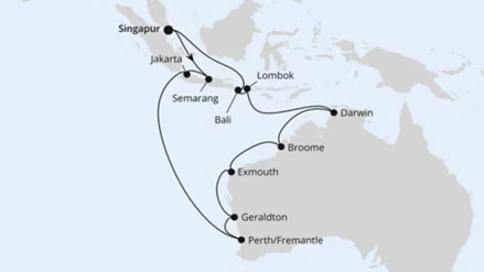 Australien, Indonesien & Singapur