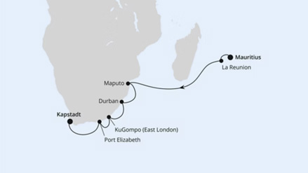 Mauritius, La Reunion & Südafrika 1