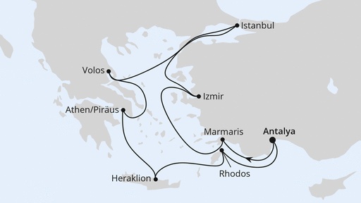 Östliches Mittelmeer mit Istanbul 2
