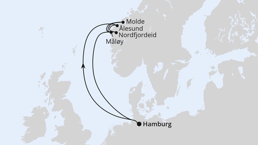 Norwegen ab Hamburg 1