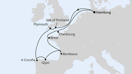Spanien, Frankreich & Italien ab Civitavecchia