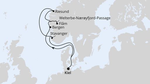 Norwegens Welterbe ab Kiel 1