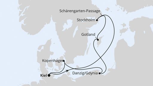 Schweden. Polen, Dänemark