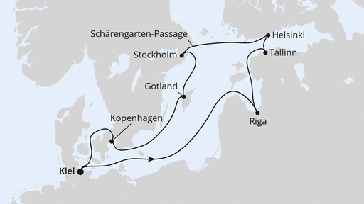 Highlights der Ostsee ab Kiel