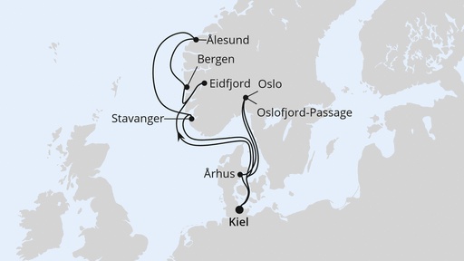 Norwegen ab Kiel 2