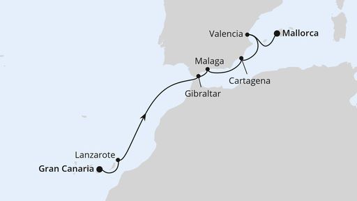 Kanaren & Südspanien ab Gran Canaria