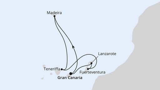 Grosse Kanaren-Reise mit Madeira ab Gran Canaria