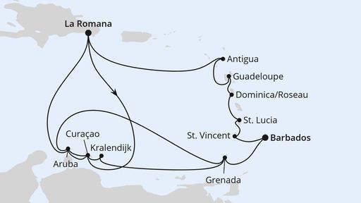 Karibische Insel-Rundreise