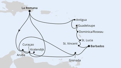 Karibische Insel-Rundreise