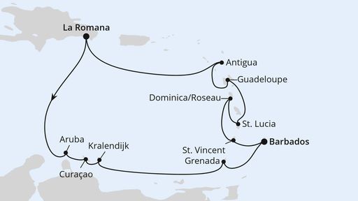 Karibische Insel-Rundreise