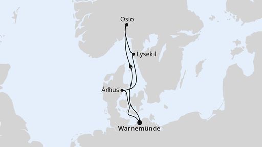Kurzreise nach Skandinavien ab Warnemünde