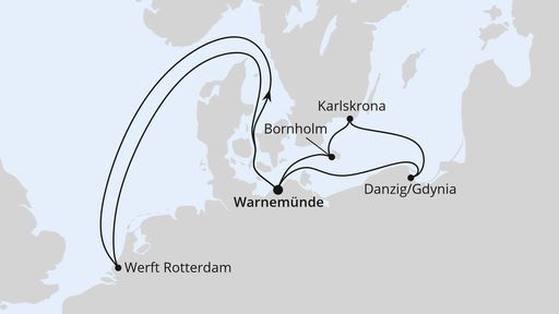 Schweden und Dänemark mit Polen