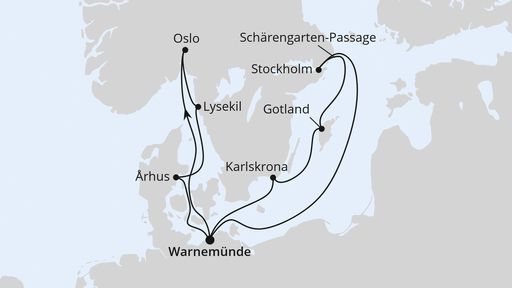 Städte der Ostsee ab Warnemünde 2