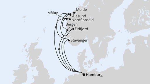Große Norwegen-Reise ab Hamburg 1