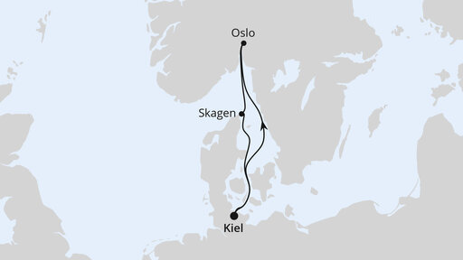Kurzreise Norwegen und Dänemerk ab Kiel