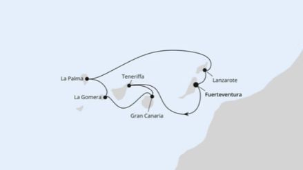 Kanaren mit La Gomera ab Fuerteventura