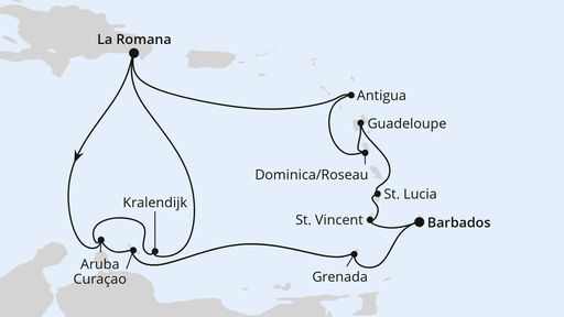 Karibische Insel-Rundreise
