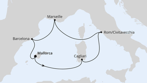 Mediterrane Schätze mit Sardinien ab Mallorca