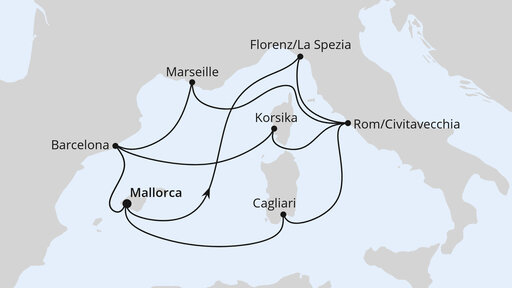 Grosse Mittelmeer-Reise ab Mallorca 1