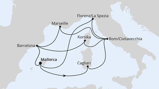 Grosse Mittelmeer-Reise ab Mallorca 1