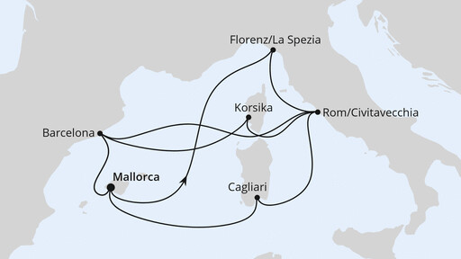 Grosse Mittelmeer-Reise ab Mallorca 1