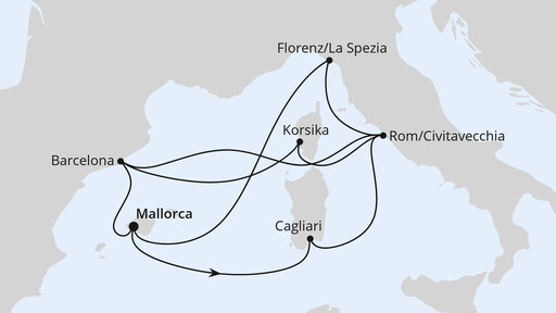 Grosse Mittelmeer-Reise ab Mallorca 1