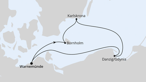 Kurzreise nach Danzig und Bornholm