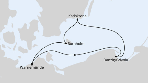 Kurzreise Danzig und Bornholm