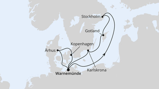 Schweden & Dänemark mit Stockholm ab Warnemünde 2