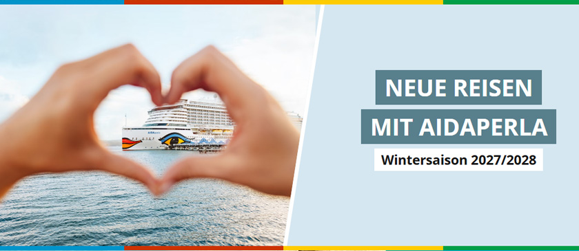 AIDAperla , neue Traumrouten 27/28
