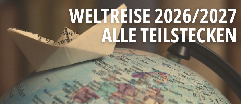 Weltreisen Teilstrecken 